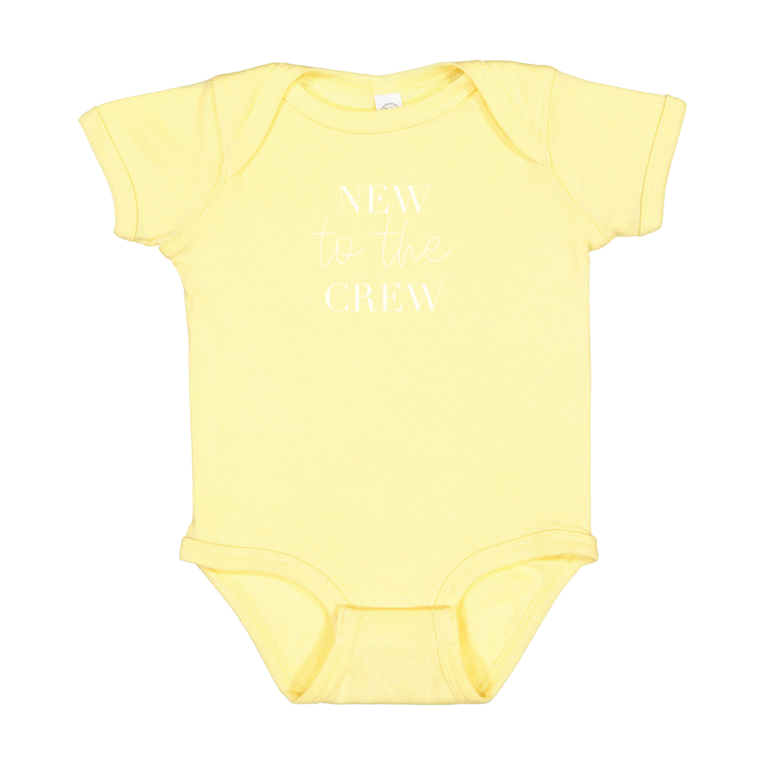 NEW TO THE CREW ONESIE