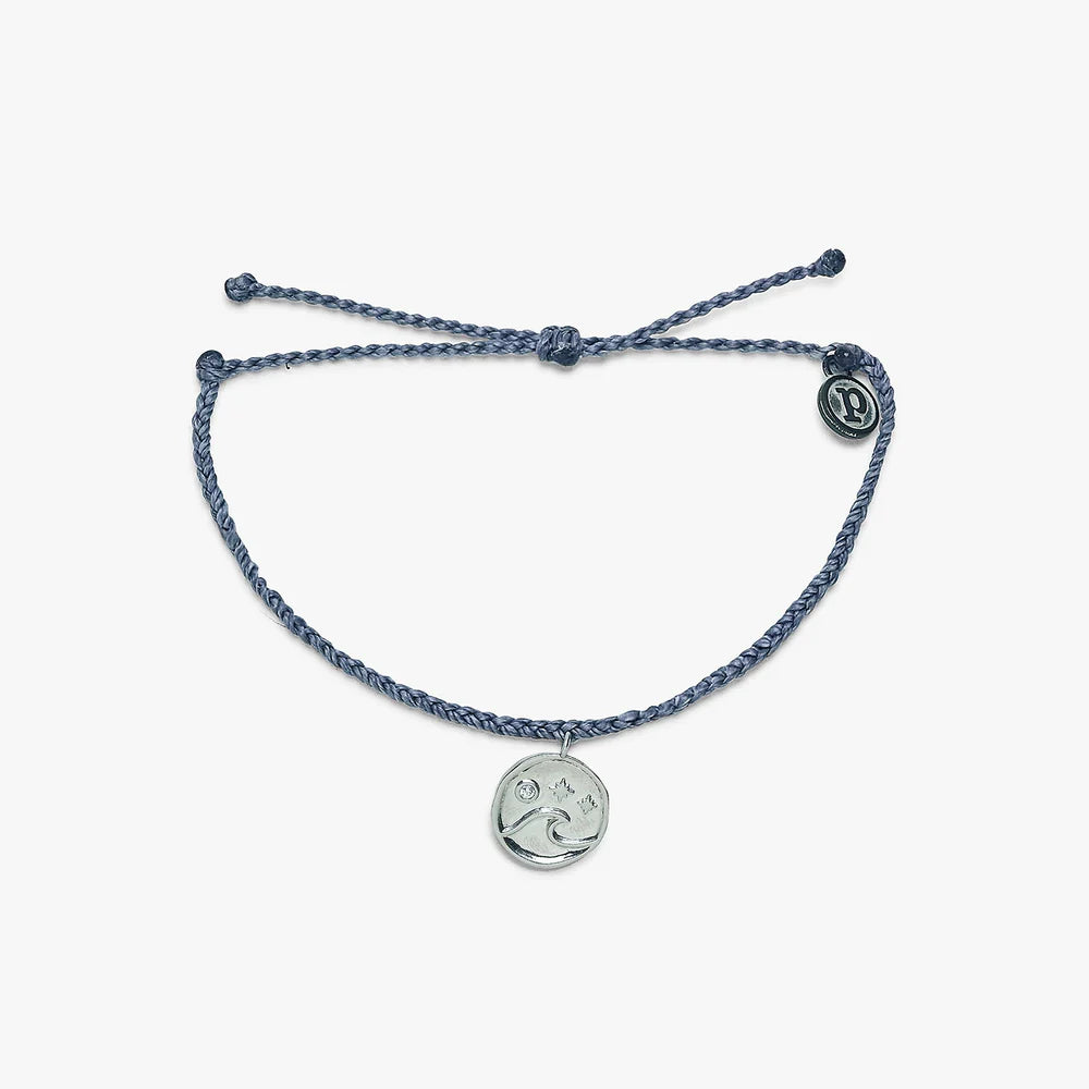 CRYSTAL WAVE COIN BRACELET