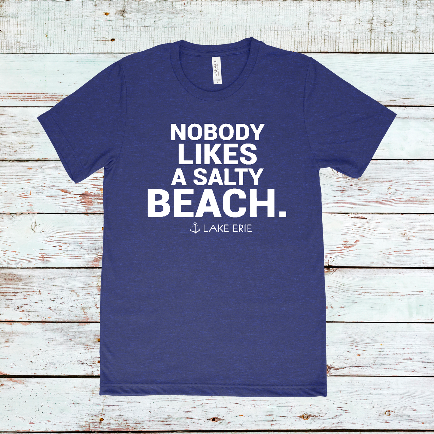 Nobody Likes a Salty Beach - Lake Erie Tee - Mistakes on the Lake