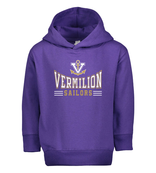 TODDLER VERMILION SAILORS HOODIE