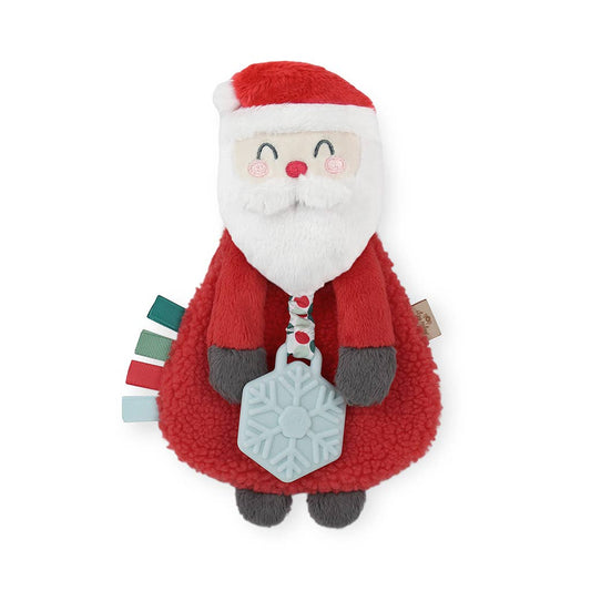 Holiday Santa Plush + Teether Toy